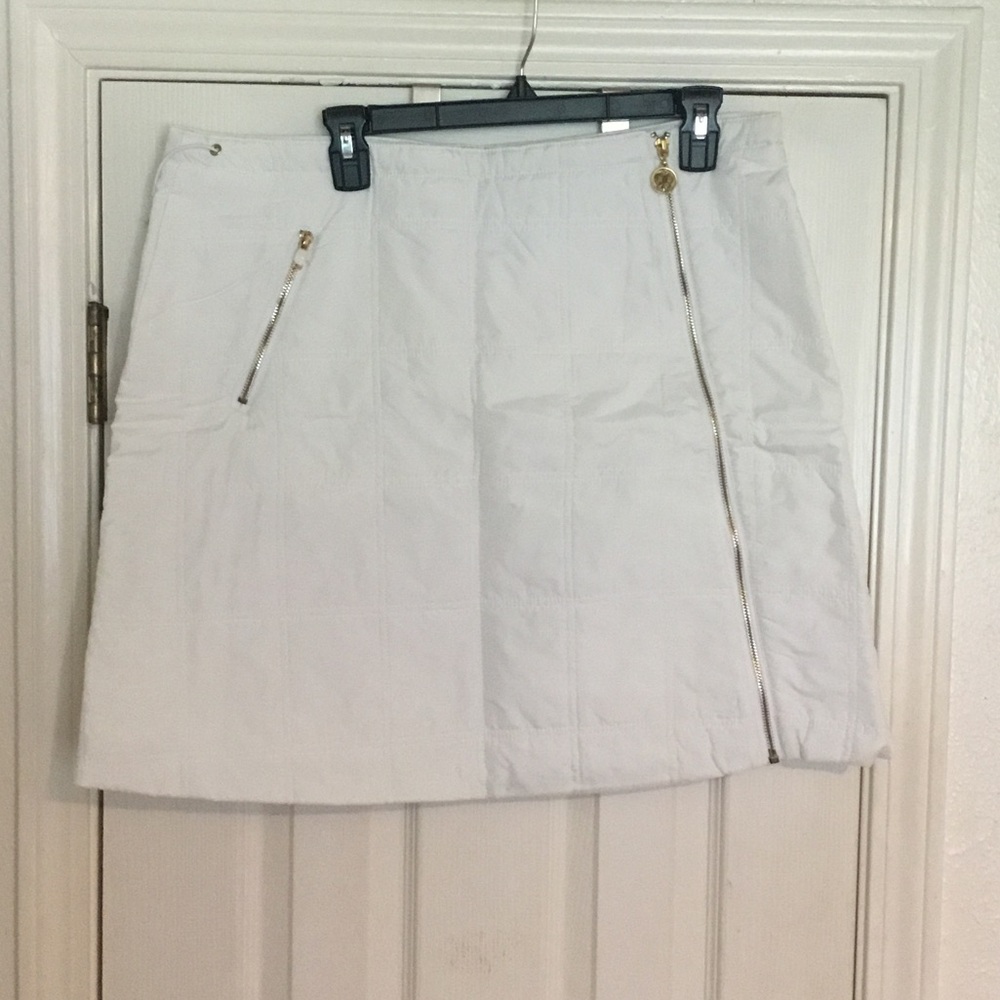 NWOT Rare Mariah Carey White Quilted Puffer Skirt